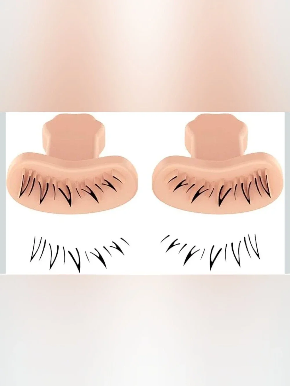 Juroicessry Eyelash Stamp Tool (1 Pair)